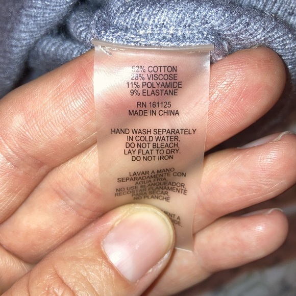 Vila Milano grey oval neck sweater. - Picture 7 of 8